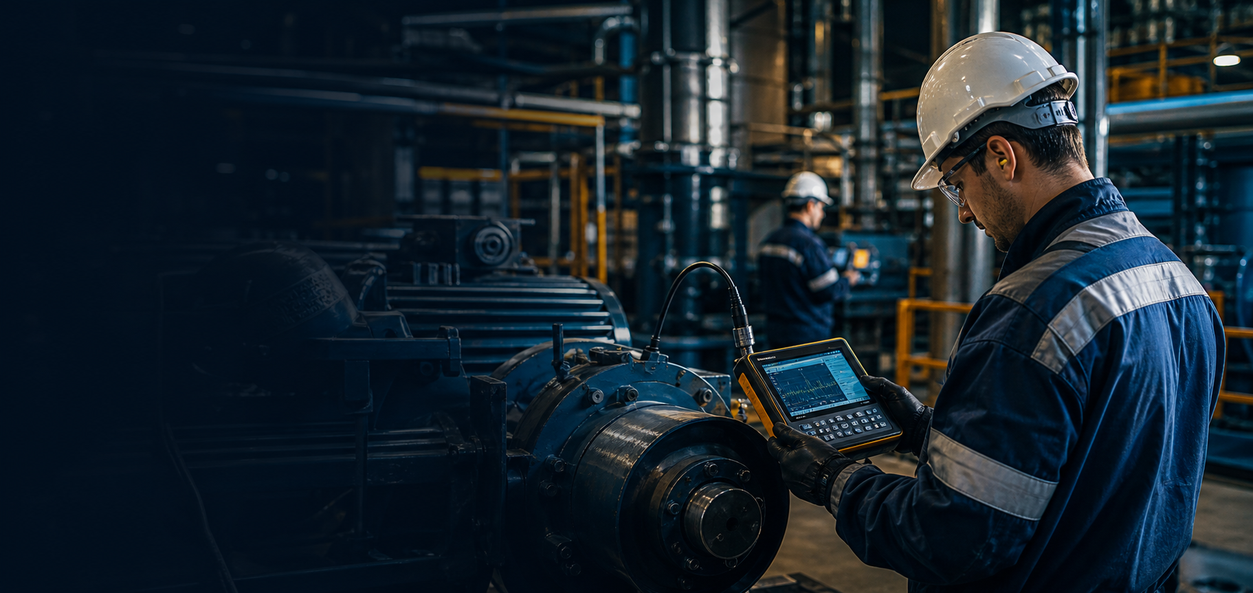 Ambiente industrial monitorado por manutenção preditiva
